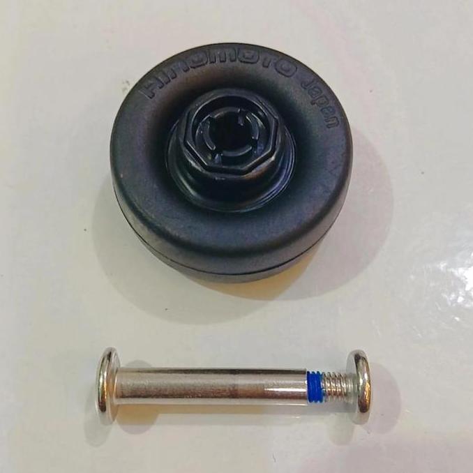 Roda koper Singel wheel Diameter 40 mm cocok untuk Koper Ace japan / Koper American tourister