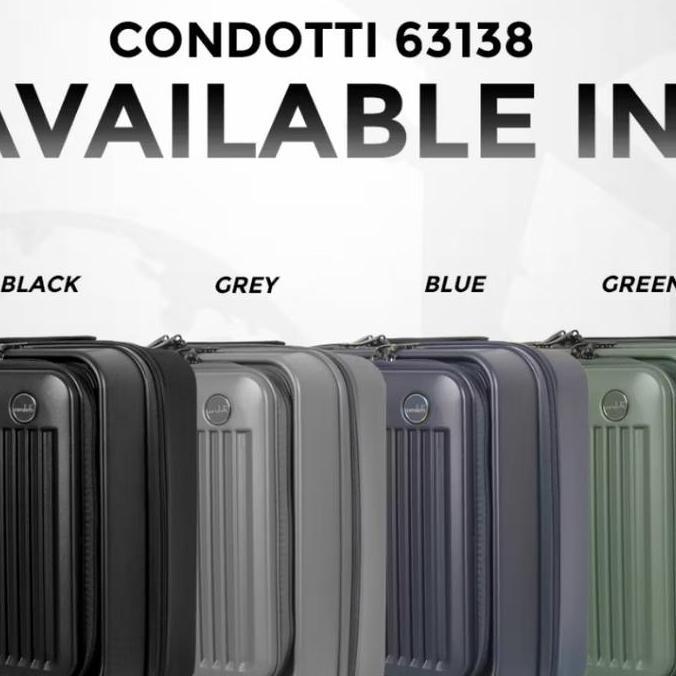 Koper Condotti Hardcase Front Laptop 17 inch Cabin Size