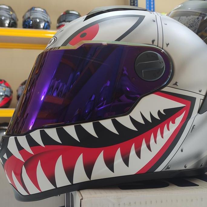 ZEUS VISOR IRIDIUM ZS 811 BLUE