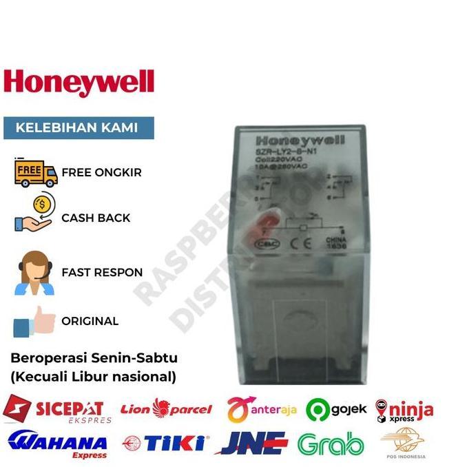 HONEYWELL SZR-LY2-S-N1 220VAC POWER RELAY RPD27