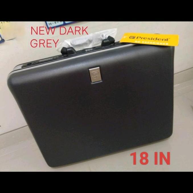 KOPER DOKUMEN FIBER 18INCHI PRESIDENT TAS KANTOR BRIEFCASE ORIGINAL TERMURAH TERLARIS TAHAN AIR TAHA