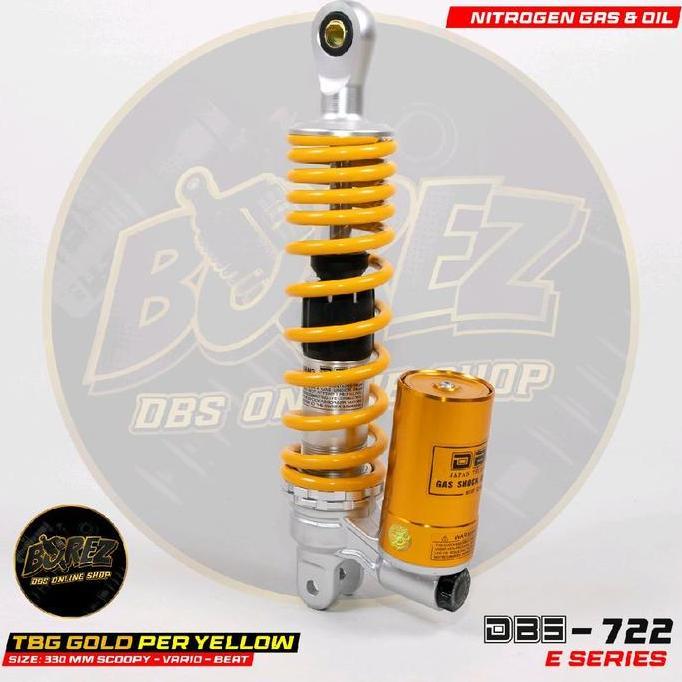 Promo Sok Shockbreaker Belakang DBS ORIGINAL BY MGV 722 Tabung Bawah 330mm & 310mm TBG Gold Per Yell