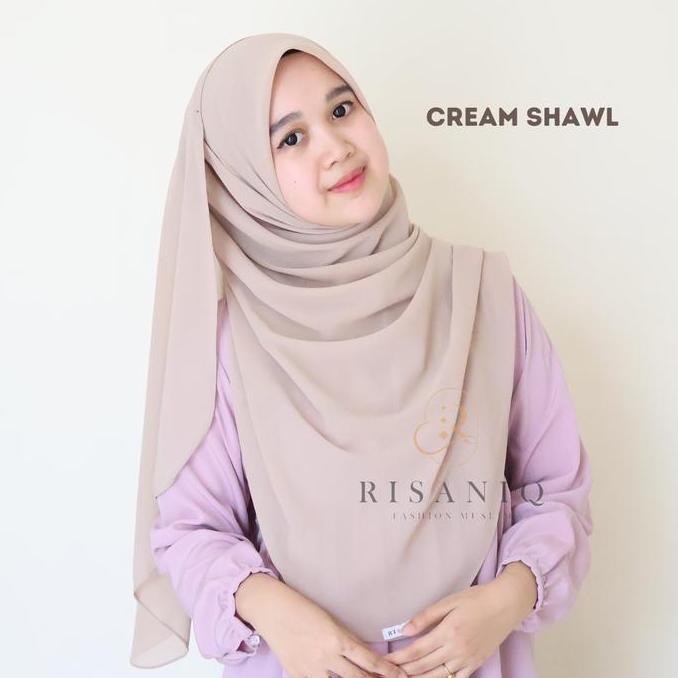 Velo- New- Cyra Shawl By Risaniq - Hijab Ala Malaysia Ceruty - Pasmina Malaysia-   Kerudung Persegi 