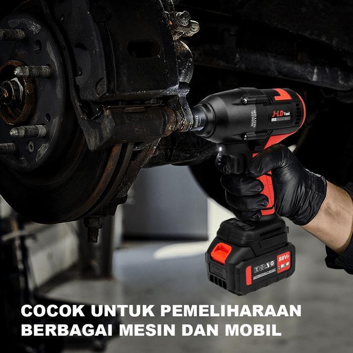JLD Mesin bor impact baterai torsi besar 550NM impact wrench brushless
