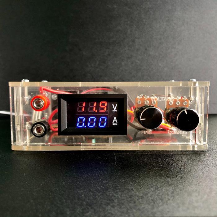 Adjustable DC Power Supply DC 2A Dengan Volt dan Ampere Meter