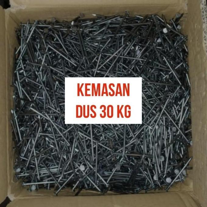 NEW - Paku Kayu 2cm / 3cm / 4cm / 5cm / 7cm / 10cm 30kg Dus Kemasan 30kg Paku Halus Paku Triplek Pak