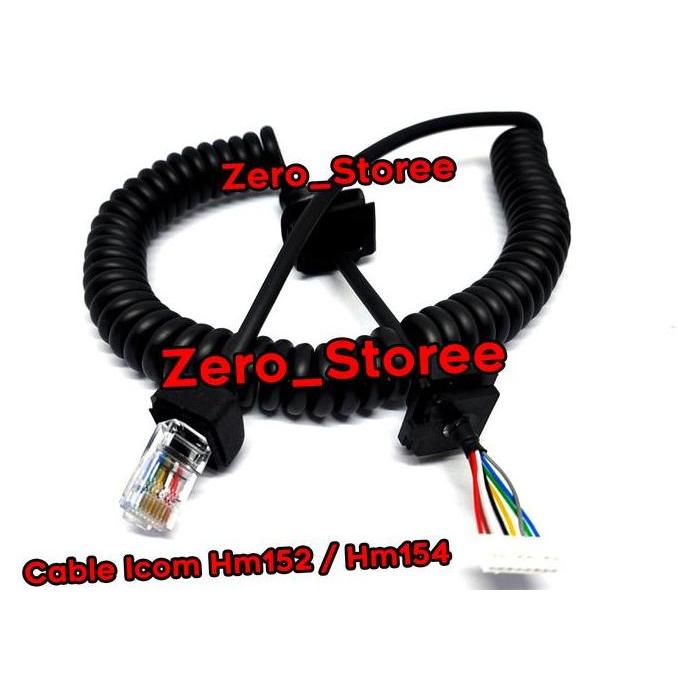 PROMO HARI INI - Kabel Mic Icom HM154 Kabel MIG HM-154 Kabel MIK HM 154 ICOM spiral