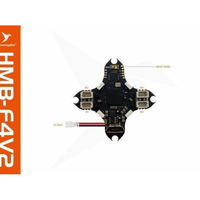 HummingBird F4 V2 12A AIO ELRS RX FC ESC 1S Flight Controller