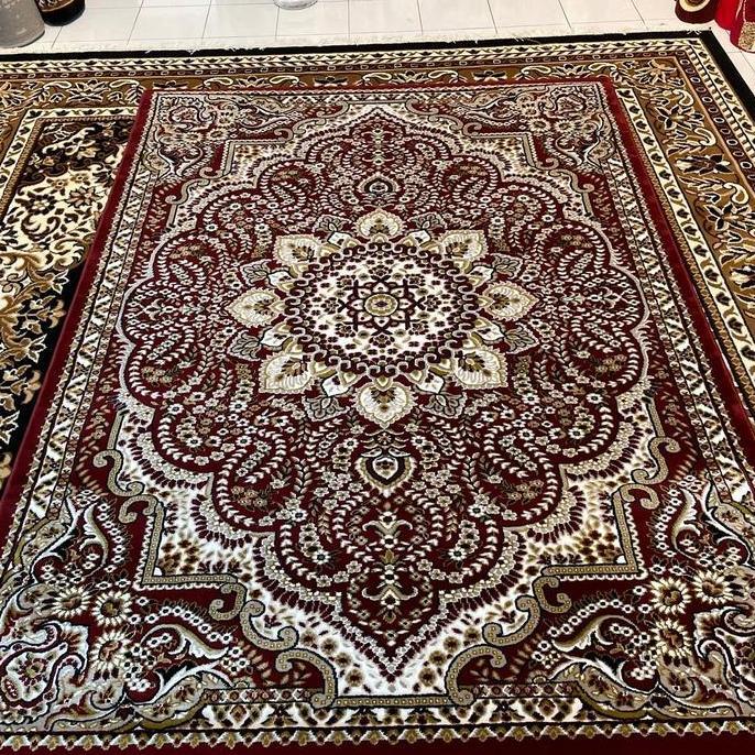 ROSETTA 170cm x 230cm Karpet Permadani Motif Turki Klasik & Vintage Mewah Tebal - Dekorasi