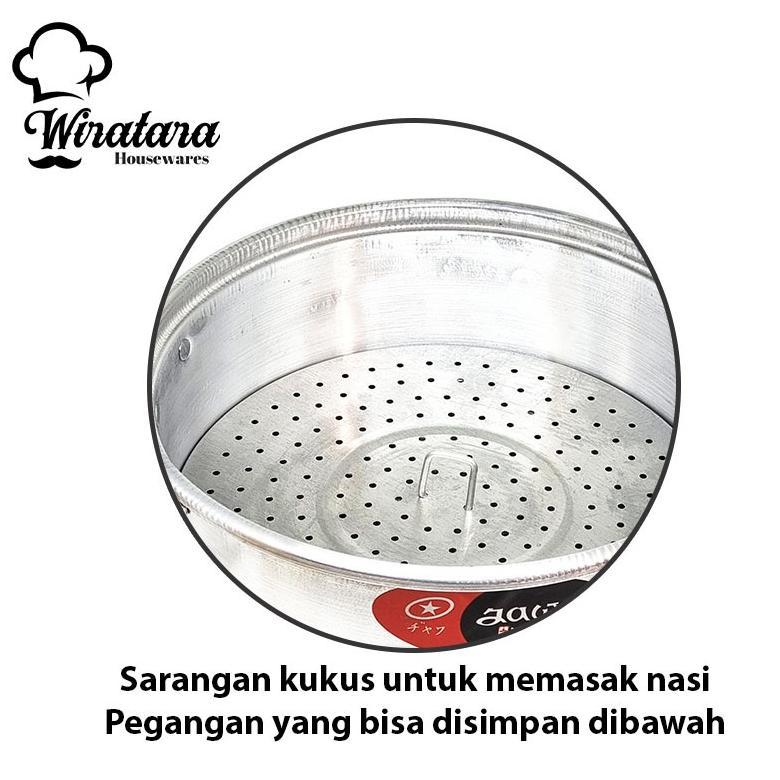PROMO TERBARU Maspion Dandang Nasi + Kukus Kualitas Premium | Panci Kukusan Aluminium | Steamer Peng