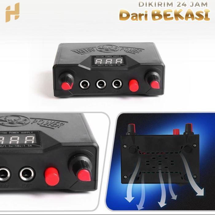 Tattoo Power Supply 0-18v Adjustable Power Supply Mesin Tattoo (Hanya Power Supply)