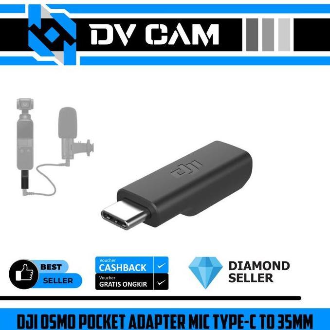 Dji Osmo Pocket Adapter Mic Type-C To 35mm Orinal DJI