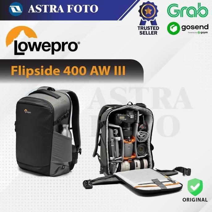 Lowepro Flipside 400 AW III Camera Backpack 15" Laptop - Tas Ransel