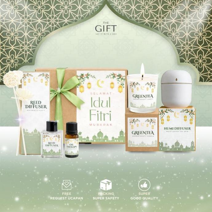 THE GIFT Hampers Set Scented Candle Reed Diffuser Lilin Aromatherapy Pengharum Ruangan