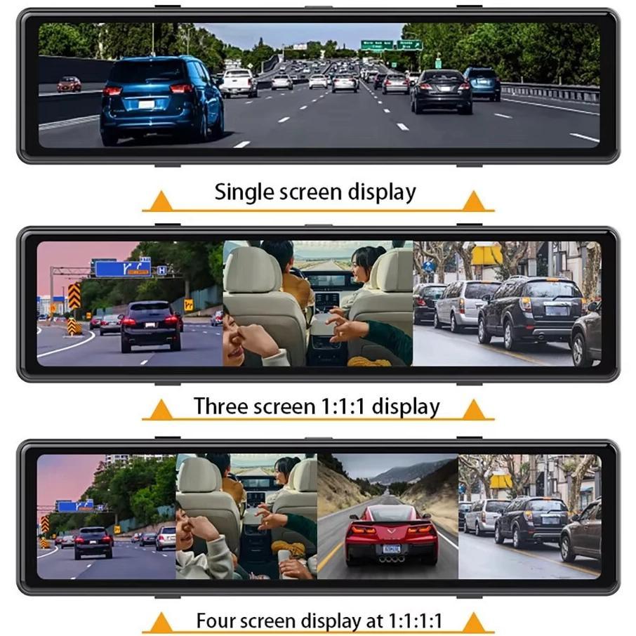 new deals ekleva dashcam mobil 4 kamera 11.26 inci 4k uhd layar sentuh dvr mobil adas bsd support an