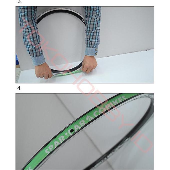 Sparcobikes 140psi High Pressure Rim Tape Sepeda Lapisan Velg 24"