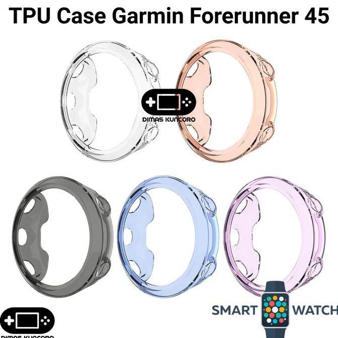 TPU Case Garmin Forerunner 45 silicone silikon bumper cover garmin forerunner fr 45 45s fr45