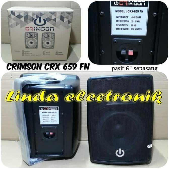 Speaker Box CRIMSON CRX-659 FN speaker Box 6"/set,(box speaker pasif)