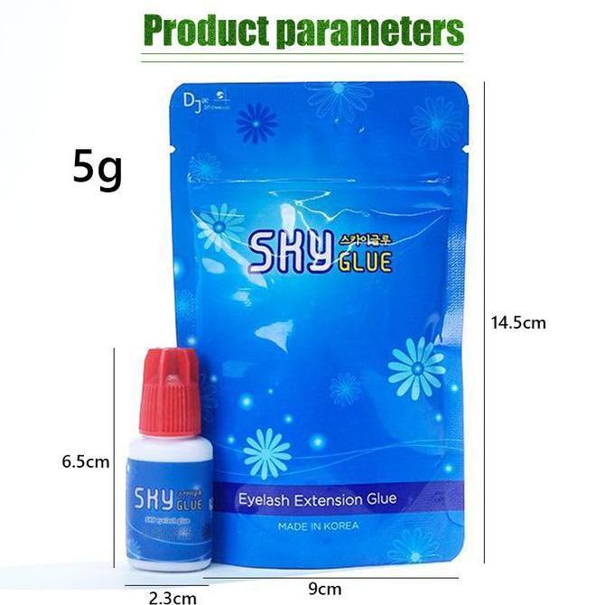 MIZIXSTORE Lem Bulu Mata Tanam Tahan Lama Hitam Super Kuat Eyelash Extension Glue