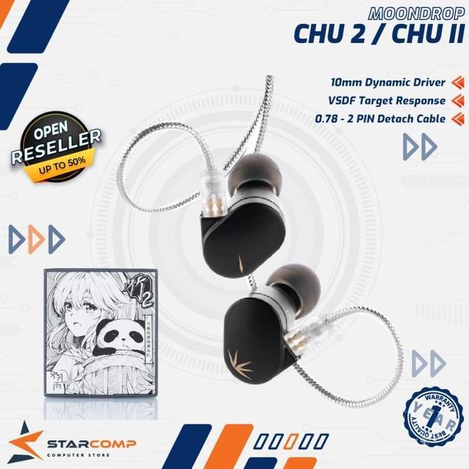 MOONDROP CHU 2 II CHU2 End-game Entry-level Killer 2pin IEM Earphones