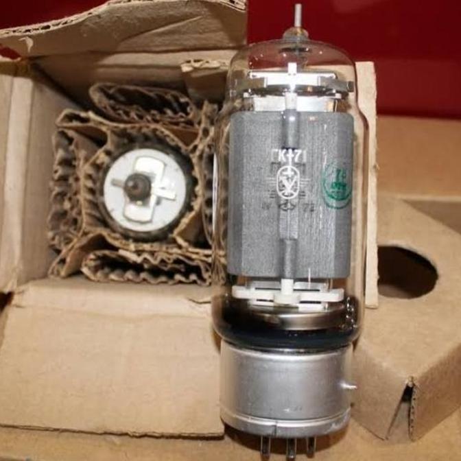 tube audio tabung RK71  GK71  rusia  hampir mirip 813  kondisi nos dus lengkap