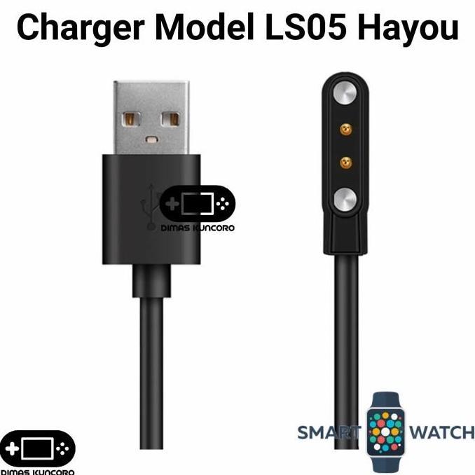 Charger Model LS05 Haylou solar pro ls18 charging kabel usb cable