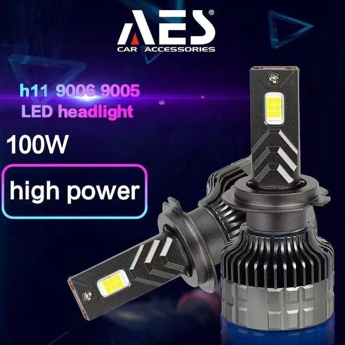 BOHLAMP LED AES BPOWER 100W H4 H11 LAMPU UTAMA MOBIL HEADLHT HEADLAMP
