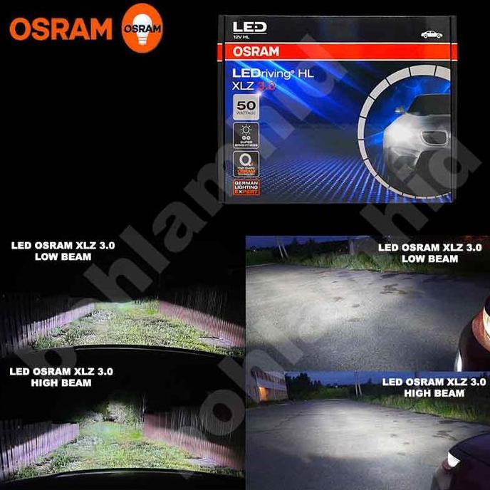 Paket 3 Set LED Innova Reborn OSRAM XLZ 3.0 50W Lampu Dekat + Jauh + Foglamp