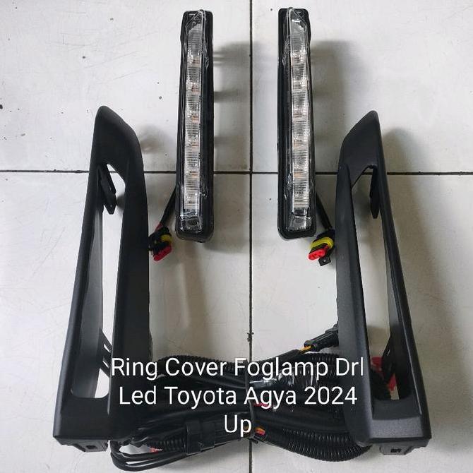Foglamp Lampu Kabut Lampu Drl Led Mobil Toyota Agya Terbaru 2024 2025 ( Full Set )