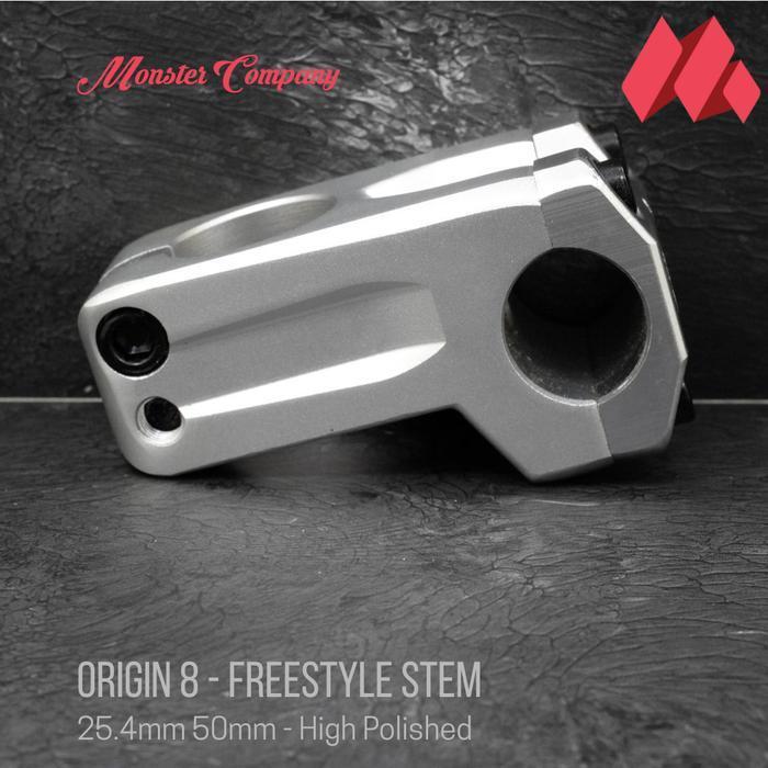 Eighthinch Stem Freestyle Fgfs Eight Inch Fixed Track Bmx P50 Hbar 25.4 Clamp 25.4Mm Outdoor Metal O