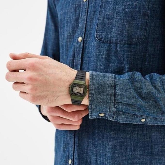 Clock- Casio F-91Wm-3Adf - Jam Tangan Unisex Pria Nita F91W F91Wm F-91Wm-3A