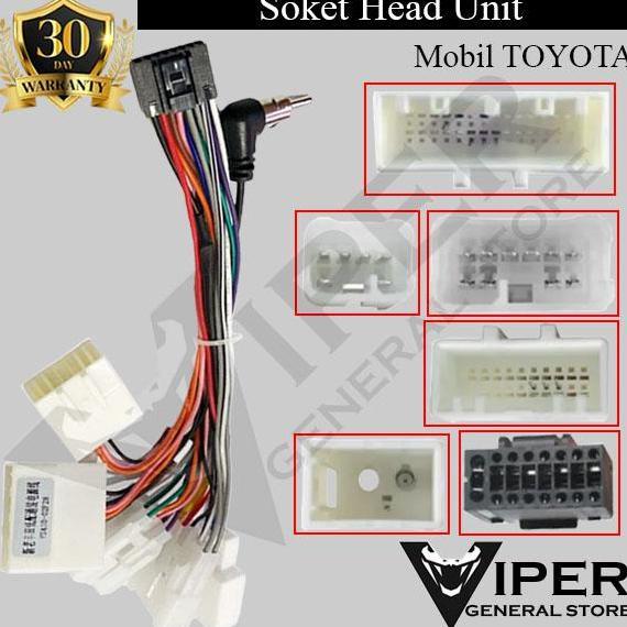 Soket Unit Android Double Din Toyota (5740)