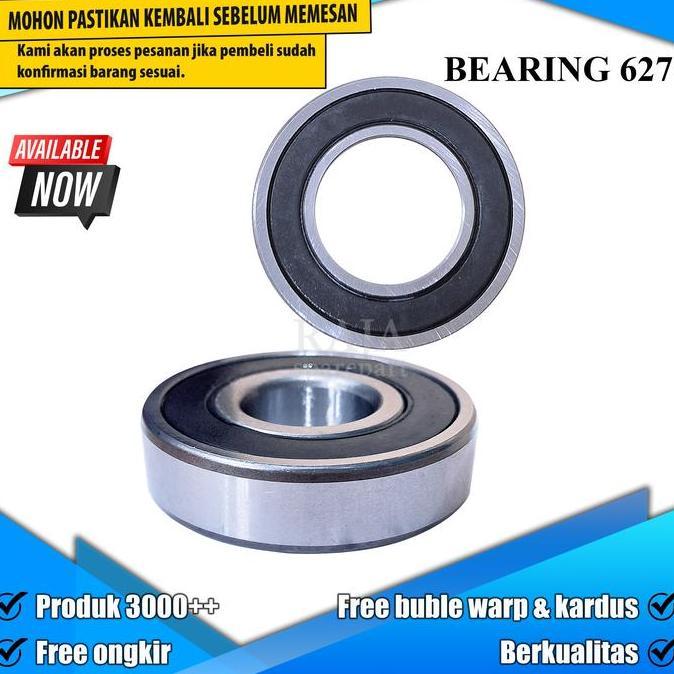 627 LAKER / BANTALAN BEARINGS / BEARING MESIN CUCI 627 SGA27