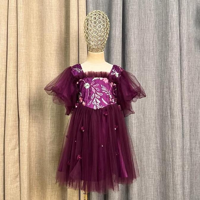 BELI FNDLABELS Dolla Midi Dress Kids Baju Pesta Ulangtahun Anak BELI