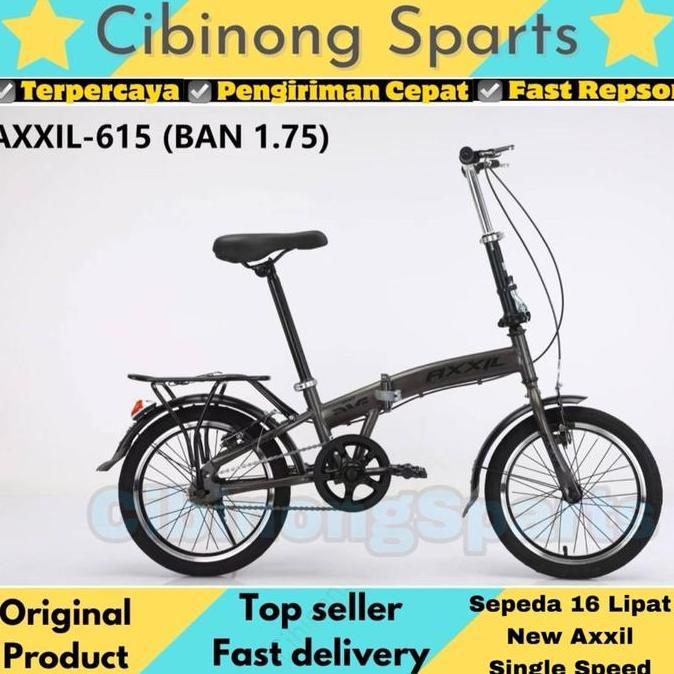 Grosir Sepeda Lipat 16 Axxil Single Speed New Product Good Quality