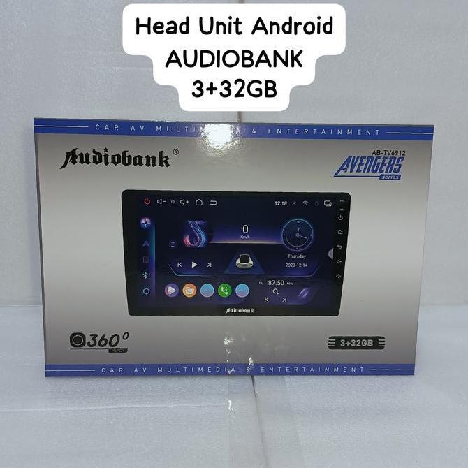 BEBAS ONGKIR - Head Unit Android Audiobank 9inch - ram 3/32