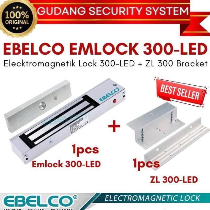 Ebelco Emlock 300 + ZL 300 Magnetic Lock (Em Lock 300 lbs)