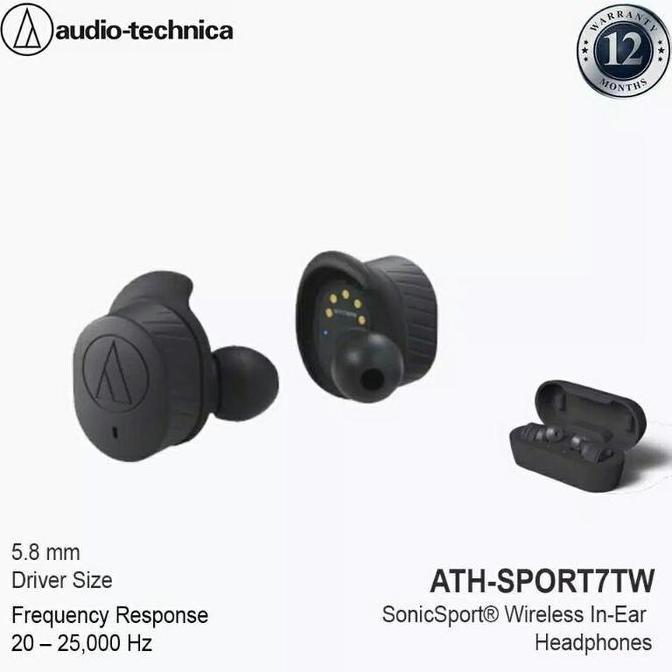 Audio Technica ATH SPORT7TW Headset Bluetooth Sport Orinal