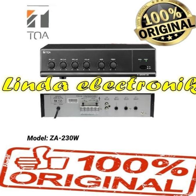 Amplifier TOA ZA 230 W ORINAL toa za 230w