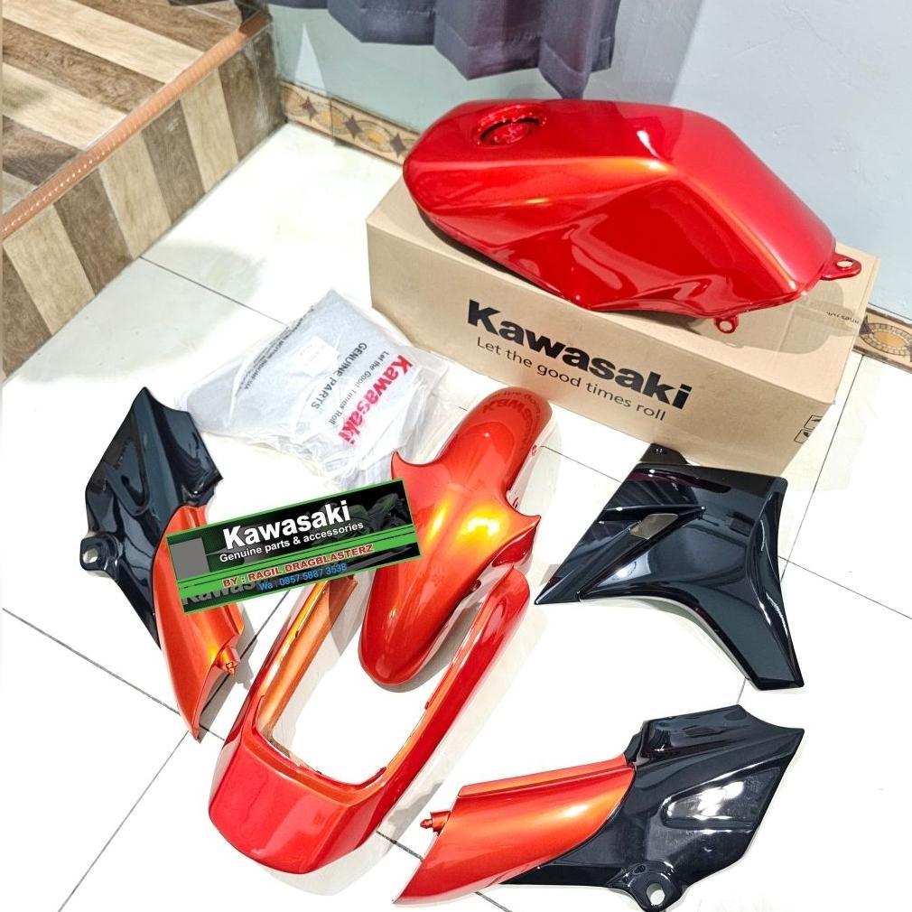 Full body set ninja r ninja ss orange polos original Kawasaki