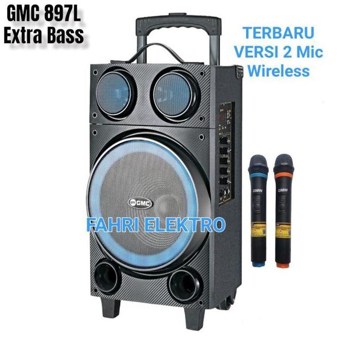 SPEAKER AKTIF PORTABLE GMC 897L BLUETOOTH