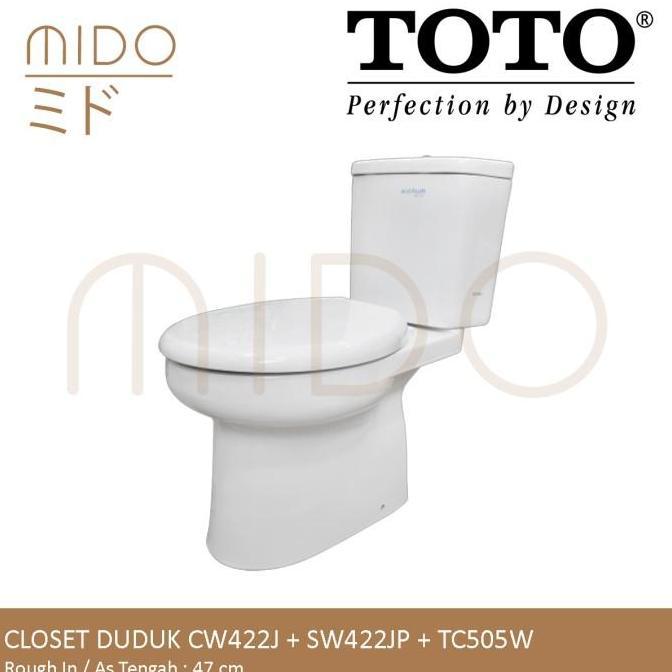 HARGA DISC - CLOSET / KLOSET / TOILET DUDUK TOTO CW422J SW422JP CW 422 J SW 422 JP