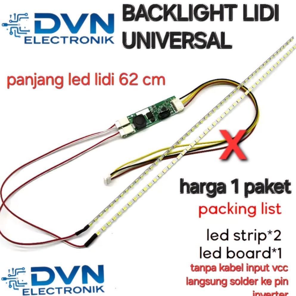 NEW DEALS BACKLIGHT LED LIDI STRIP STRIPS UNIVERSAL MULTI PLUS INVERTER LAMPU TV BL KECIL SMD LED TV