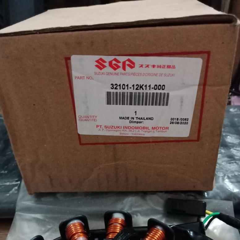 SPULL SPUL STATOR COMP MAGNET SATRIA FU FI INJEK INJEKSI BANDIT GSX 150 ORIGINAL ORI ASLI SUZUKI SGP