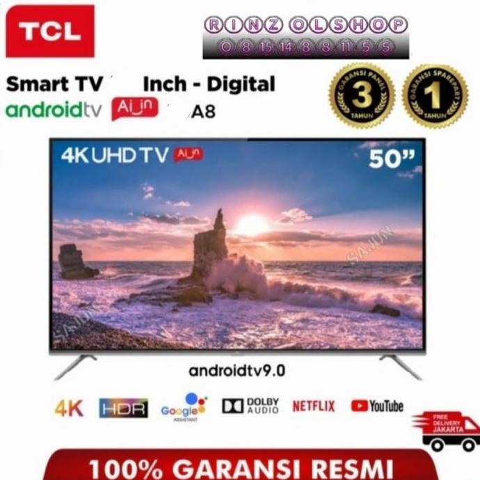 (Best) LED TV TCL 55A8 ANDROID SMATR TV UHD 4K DIGITAL TV