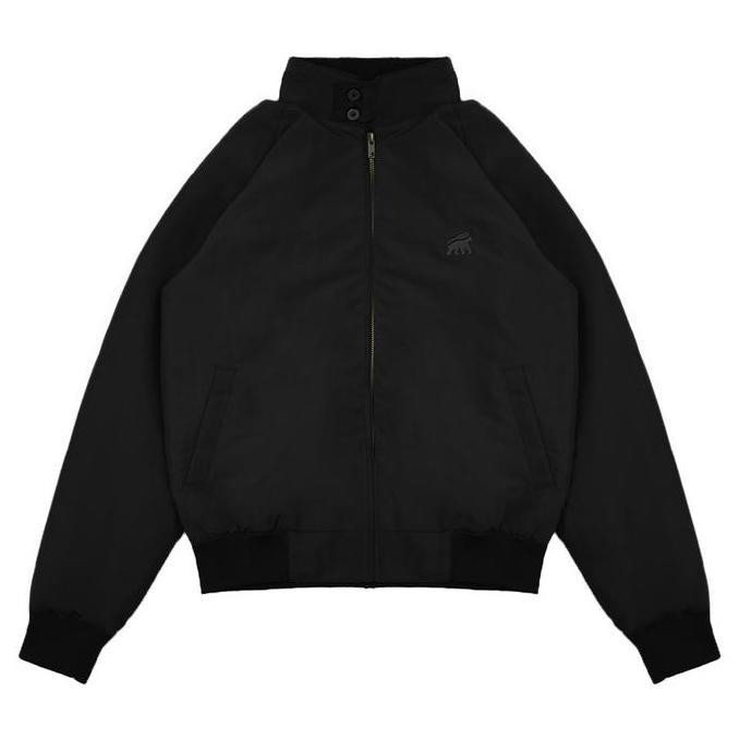 Hombre- New- House Of Smith Harrington Jacket Hangor Black #6 - Jaket Harrington Pria Hitam