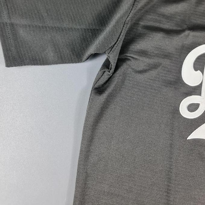 BORDIR Baju Jersey Baseball Ohtani #17 Dodgers Hitam