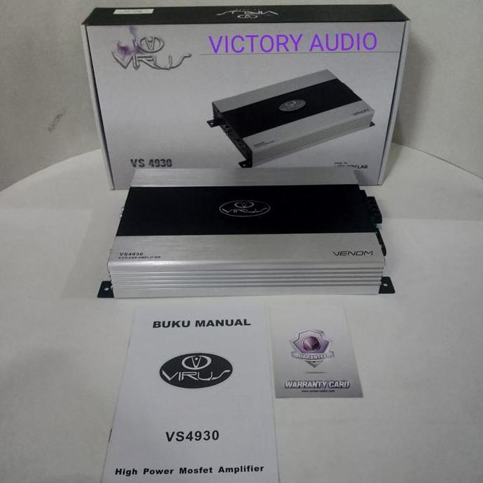 Promo Paket Audio Mobil Harian VENOM VIRUS Full Set Sound System ORIGINAL Diskon