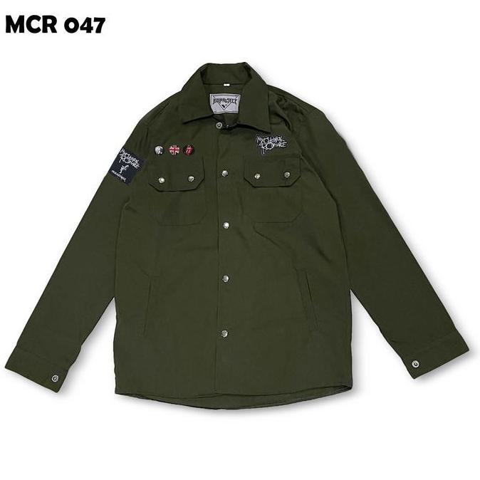 Hombre- New- Trucker Jacket Patch / Field Jacket Patch / Semi Parka Patch Bmth 007 Casual Panjang Ca