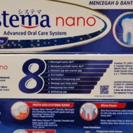 Dente - Systema Nano Pasta Gigi 190Gr Odol Kalsium Nano Systema